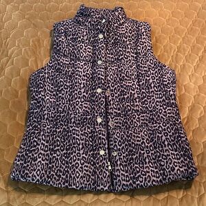Madison Ladies Leopard Print Vest
